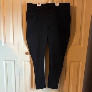 Madewell Women's Classic Black Skinny Jeans